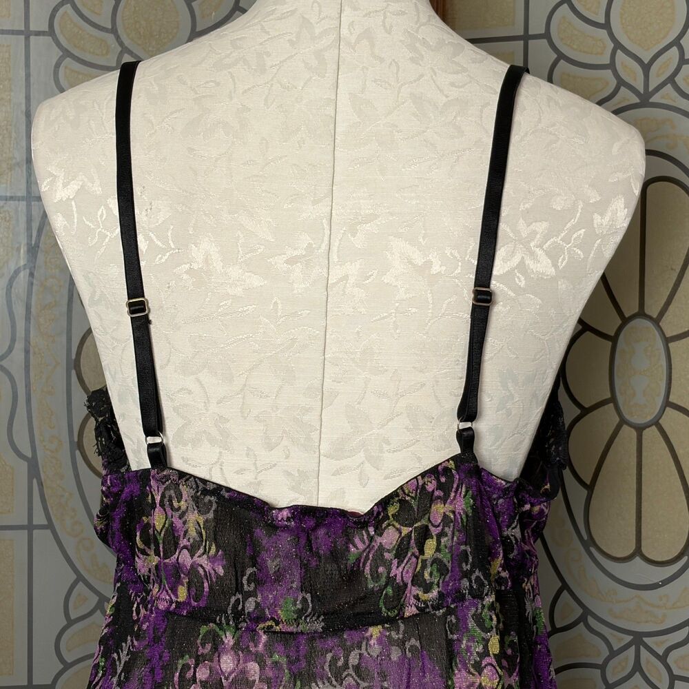 Cacique Baby Doll Sheer Lingerie Slip Dress Whimsygoth Pin Up Plus Size 22/24 - Picture 8 of 14